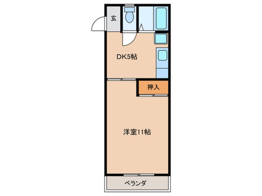 間取図 エブリワン東棟