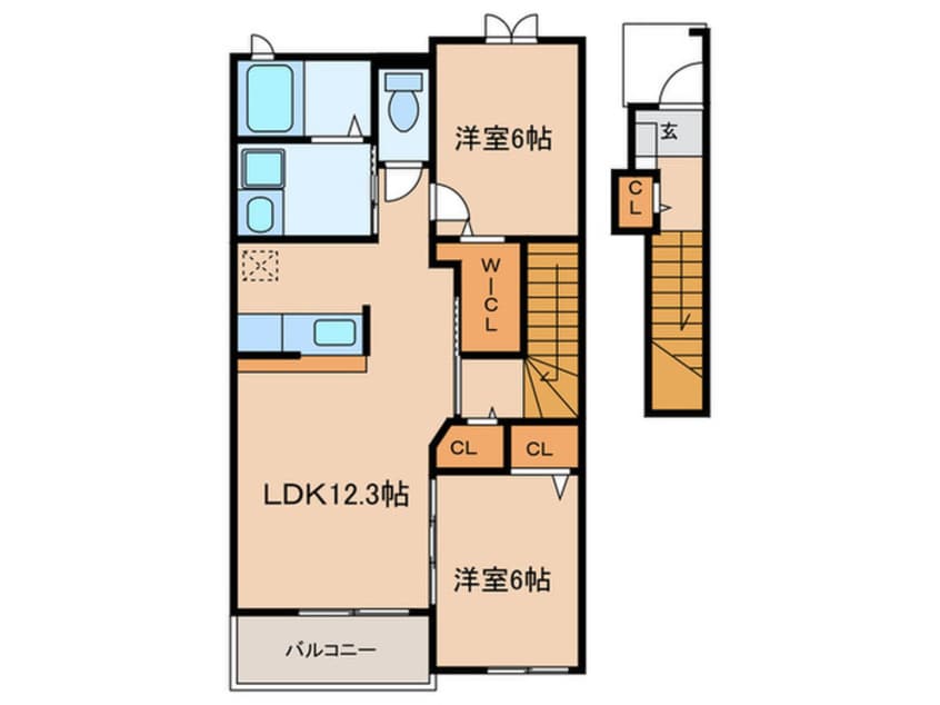 間取図 ラヴァーズD