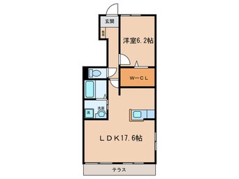 間取図 プレシャス西伏屋