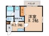 アリヴィオ東苑 1Kの間取り