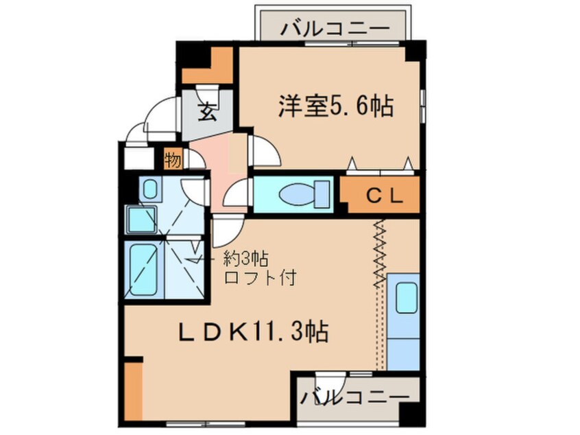 間取図 パレット　Ｍ・Ｔ