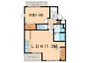 パレット　Ｍ・Ｔ 1LDKの間取り