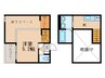 i・Room並木 1Kの間取り