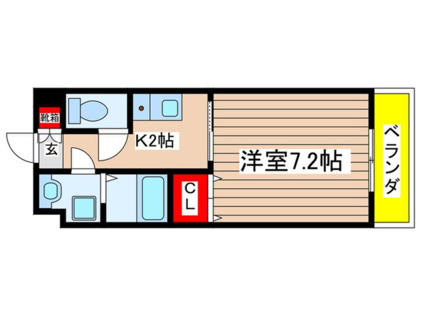間取図 びい6植田