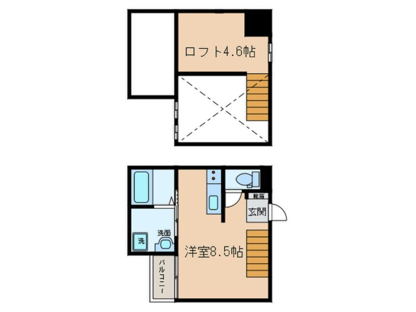 間取図 ラルク高畑