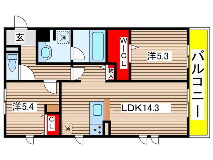 間取図 アンソレイエトモ