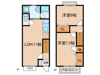 間取図 ブランシェ近藤