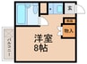 ハイツハヤシ 1Rの間取り