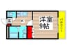 ブル－・プラ－ジュ 1Kの間取り