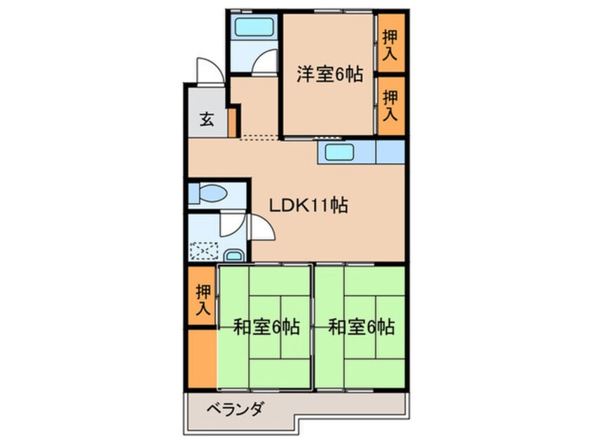 間取図 新柳ビル