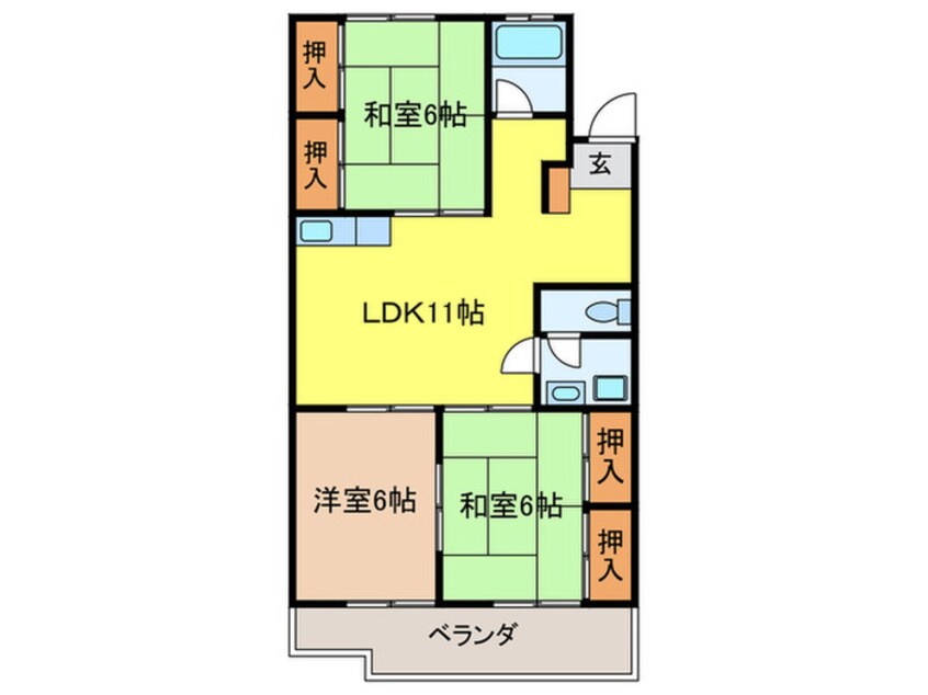 間取図 新柳ビル