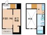 REFINED TASTE 小塚 1Kの間取り