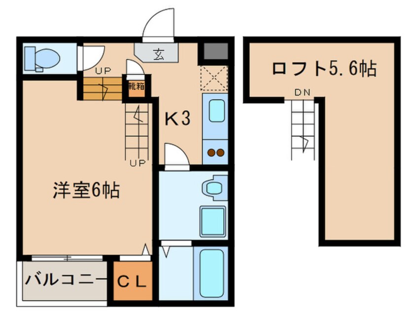 間取図 ブランドハウス城西1