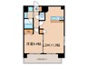 ﾌﾟﾚｻﾝｽ名古屋STATIONｱﾌﾞｿﾘｭｰﾄ 1LDKの間取り