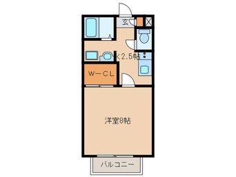 間取図 サン・ｆｒｉｅｎｄｓ恒川