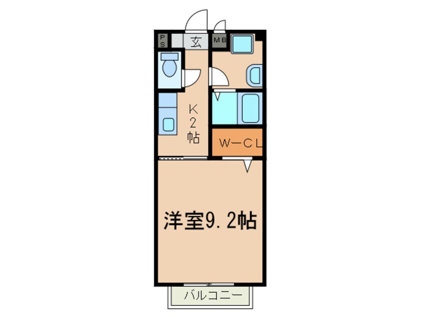 間取図 セント－レ上原