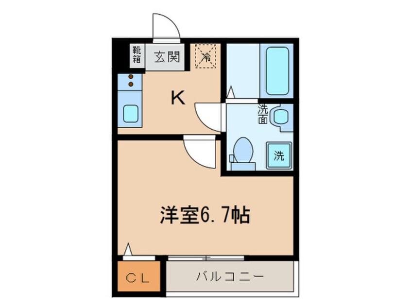 間取図 フィローネ高畑