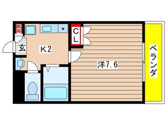 間取図 ル・トァ・ヴェール植田