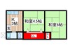 エルミ－塩付 2Kの間取り