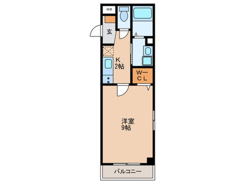 間取図 ＡＨ岩塚