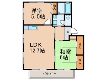 間取図 ハムレット96´Ａ棟