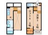 Ｃａｓａ　Ｍａｒｕｍｅｒｏ 1Kの間取り