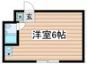 ライフビル 1Rの間取り