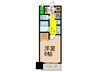 ﾌﾟﾚｻﾝｽ鶴舞駅前ﾌﾞﾘﾘｱﾝﾄ(1004) 1Kの間取り