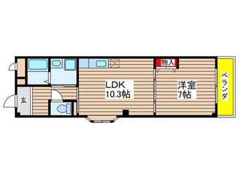 間取図 ロイヤル・プレジオⅢ