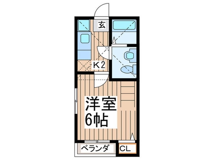 間取り図 コーポすずな