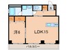 ＮＫビル長須賀２ 1LDKの間取り