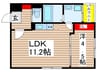 吹上ラ・ファイエット 1LDKの間取り