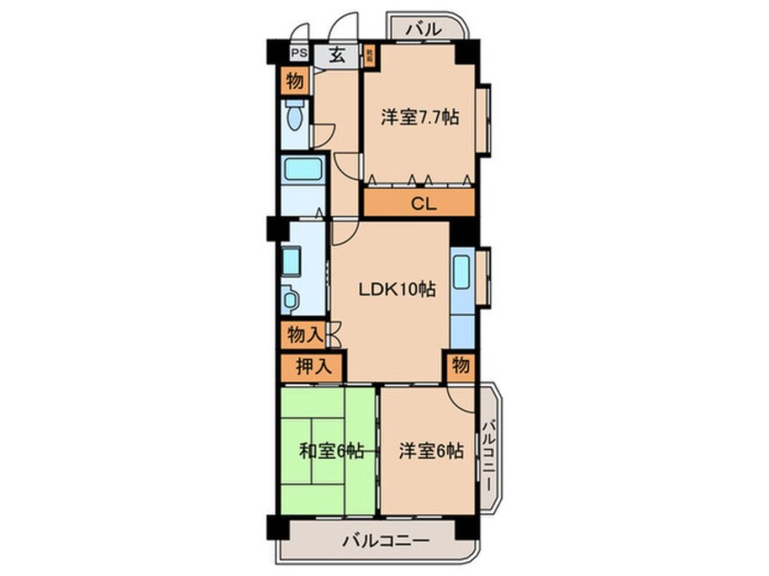 間取図 ハイムクランツ