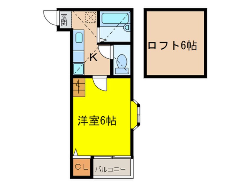 間取図 シャトー黄金