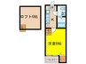 ラフィナート黄金 1Kの間取り