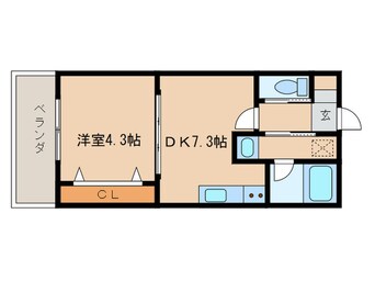 間取図 ジュネス中杉町