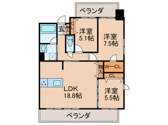 間取図 S-RESIDENCE本郷Ⅱ