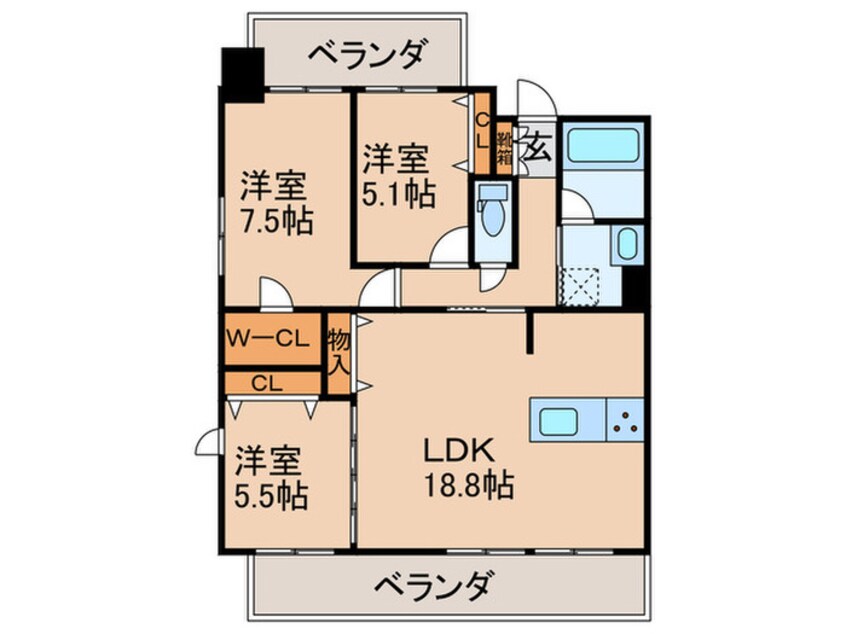 間取図 S-RESIDENCE本郷Ⅱ