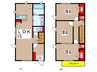 ドルチェヴィータマルヤ 3LDKの間取り