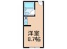 サンパレス八事 1Rの間取り