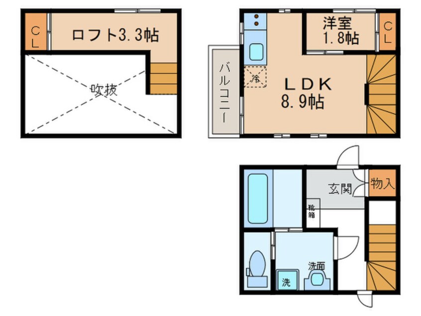 間取図 DUPLEX