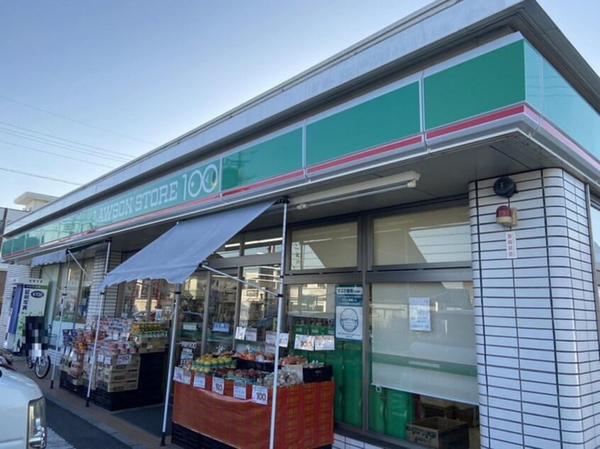 ローソンストア100あま篠田店(コンビニ)まで365m サンモール西鳥