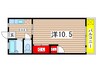 栄寿マンション 1DKの間取り