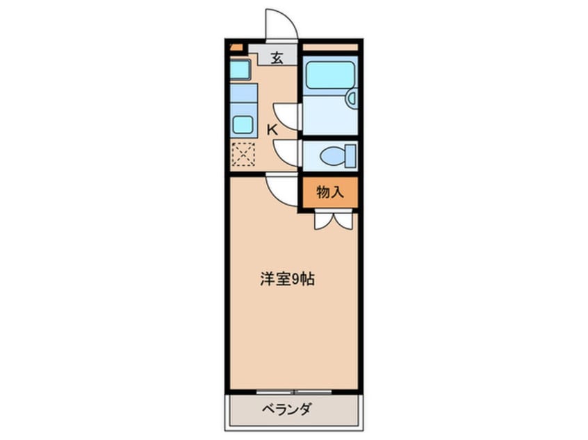 間取図 パレス東刈谷　Ａ