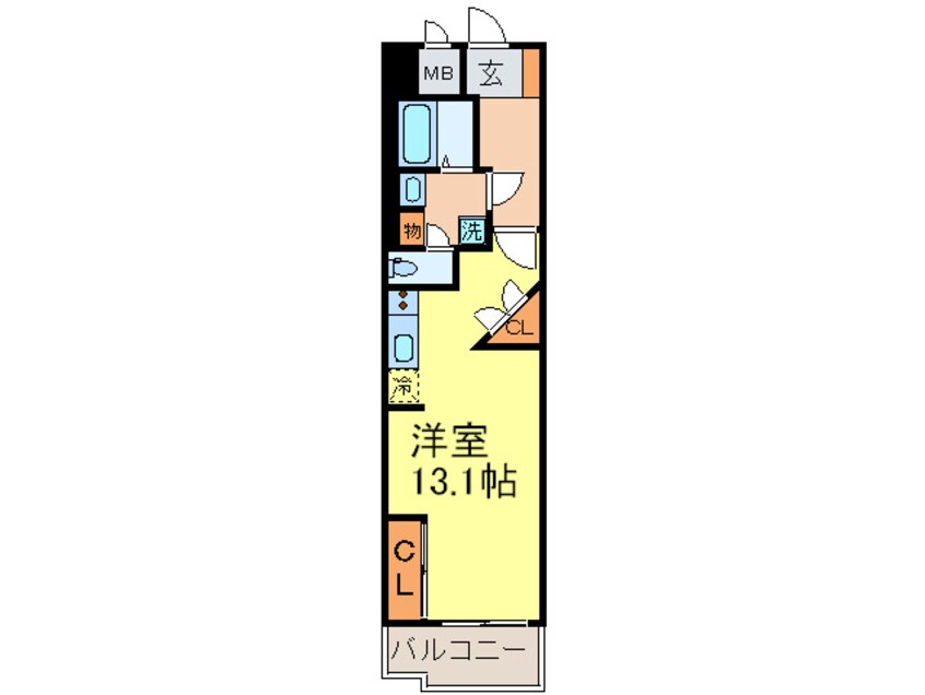 間取図 ロイジェント栄