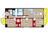 S-RESIDENCE神沢afford 3LDKの間取り