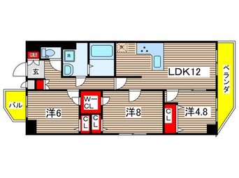 間取図 S-RESIDENCE神沢afford