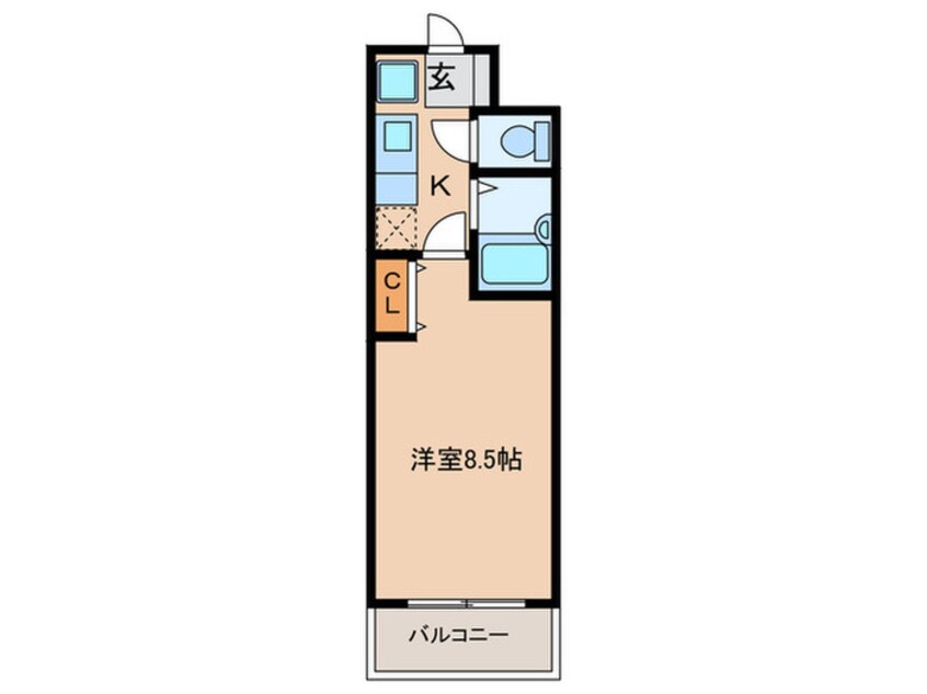 間取図 コ－ラル観月