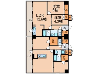 間取図 ＫＤＸ千早レジデンス