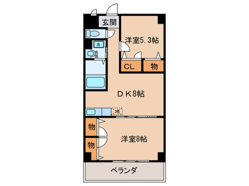 間取図 フォレスト荒子公園